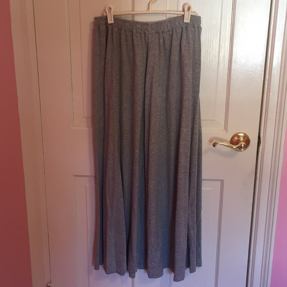 Muji Grey Maxi Skirt